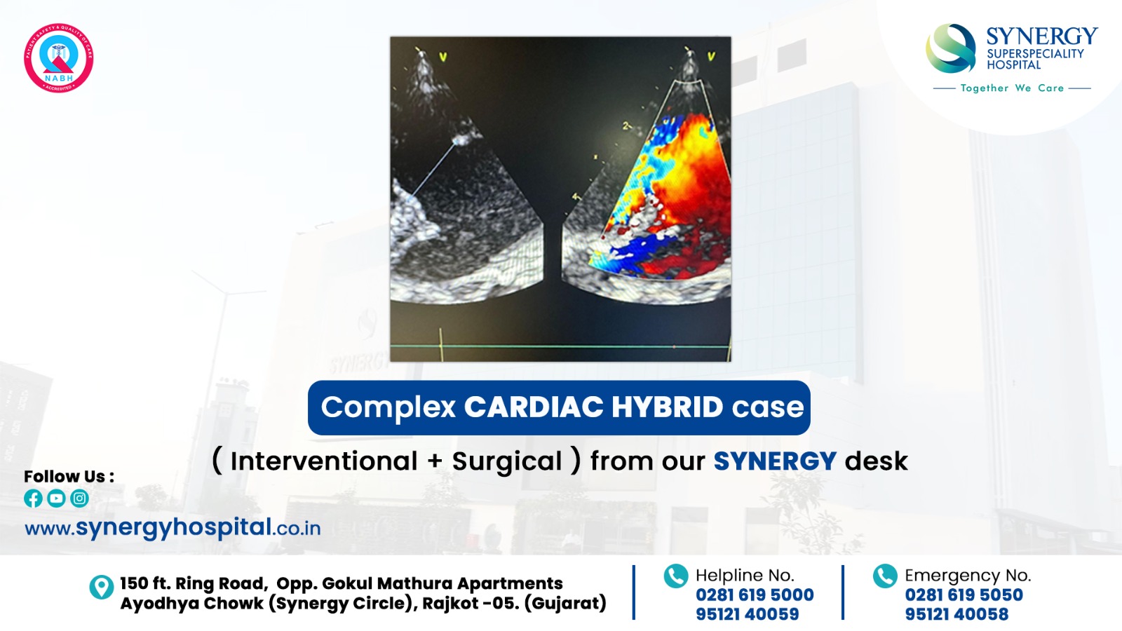 Complex CARDIAC HYBRID case (Interventional + Surgical) from our SYNERGY desk